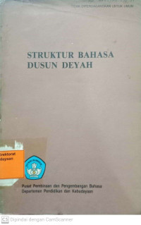 Struktur Bahasa Dusun Deyah