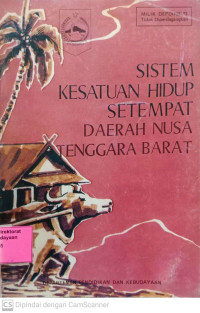 Sistem Kesatuan Hidup Setempat Daerah Nusa Tenggara Barat
