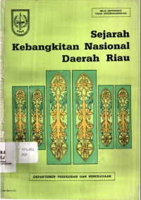 Sejarah Kebangkitan Nasional Daerah Riau