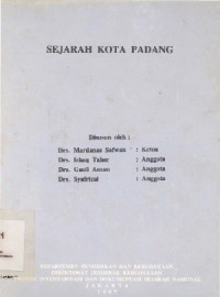 Sejarah Kota Padang