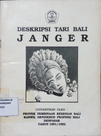 Deskripsi Tari Bali Janger