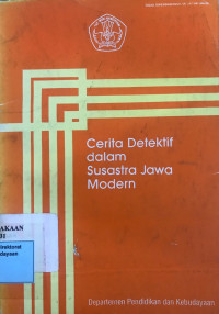 Cerita Detektif Dalam Susastra Jawa Modern