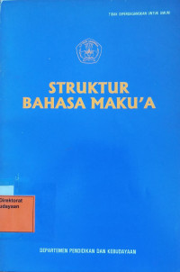 Struktur Bahasa Maku'a