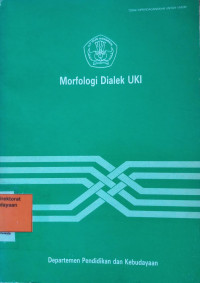 Morfologi Dialek UKI