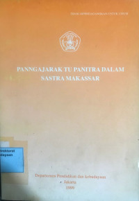 Panngajarak Tu Panitra Dalam Sastra Makassar