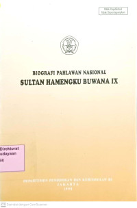 Biografi Pahlawan Nasional Sultan Hamengku Buwana IX