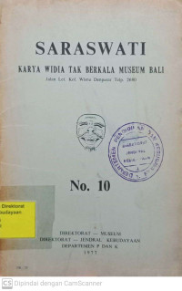 Saraswati: Karya Wida Tak Berkala Museum Bali No. 10