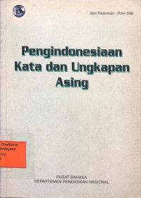 Image of Pengindonesiaan Kata dan Ungkapan Asing