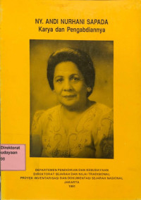 Image of Ny. Andi Nurhani Sapada : Karya dan Pengabdiannya