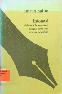 Image of Intonasi Dalam Hubungannya dengan Sintaksis Bahasa Indonesia