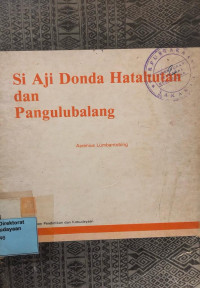 Image of Si Aji Donda hatahutan dan Pangulubalang