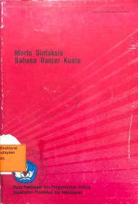 Image of Morfo Sintaksis Bahasa Banjar Kuala
