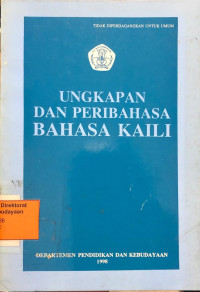 Image of Ungkapan dan Peribahasa Bahasa Kaili