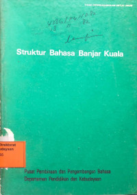 Image of Struktur Bahasa Banjar Kuala