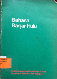 Image of Bahasa Banjar Hulu
