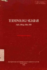 Image of Terminologi sejarah 1945-1950 & 1950-1959