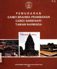 Pemugaran Candi Brahma Prambanan Candi Sambisari Taman Narmada