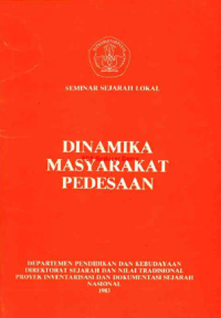 Image of Seminar Sejarah Lokal : Dinamika Masyarakat Pedesaan