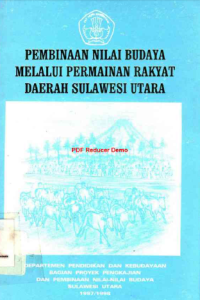 Image of Pembinaan Nilai Budaya Melalui Permainan Rakyat Daerah Sulawesi Utara