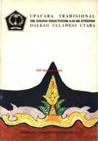 Image of Upacara Tradisional Yang Berkaitan Dengan Peristiwa Alam Dan Kepercayaan Daerah Sulawesi Utara