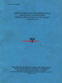 Image of Penyuluhan dan Penyebarluasan Informasi Kesejarahan Melalui RRI Cabang Muda Ambon Tahun 2004