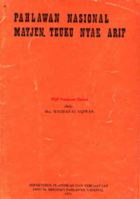 Image of Pahlawan Nasional Mayjen. Teuku Nyak Arif