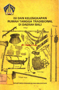 Image of Isi Dan Kelengkapan Rumah Tangga Tradisional Di Daerah Bali