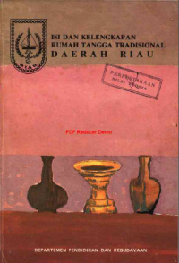 Image of Isi Dan Kelengkapan Rumah Tangga Tradisional Daerah Riau