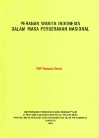 Image of Peranan Wanita Indonesia Dalam Masa Pengerakan Nasional