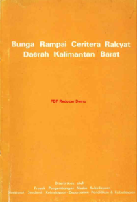 Image of BUNGA RAMPAI CERITERA RAKYAT DAERAH KALIMANTAN BARAT