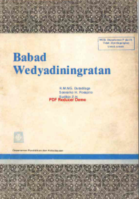 Image of Babad Wedyadiningratan