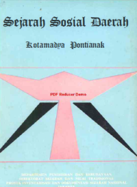 Image of Sejarah Sosial Daerah Kotamadya Pontianak