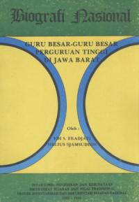 Image of Biografi Nasional Guru Besar-Guru Besar Perguruan Tinggi di Jawa Barat