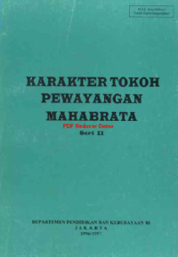 Image of Karakter Tokoh Pewayangan Mahabrata Seri II