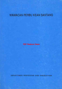 Image of Wawacan Perbu Kean Santang