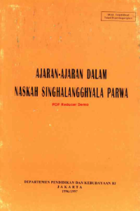 Image of Ajaran-Ajaran Dalam Naskah Singhalangghyala Parwa