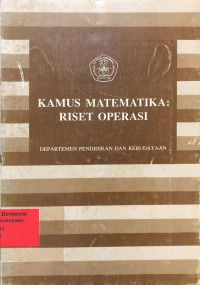 Image of Kamus Matematika : Riset Operasi