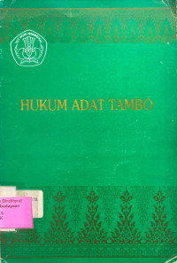Hukum Adat Tambo