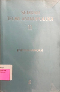 Image of Sejarah teori Antropologi II