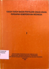 Image of Tokoh-Tokoh Badan Penyelidik Usaha-Usaha Persiapan Kemerdekaan Indonesia I