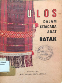 Image of Ulos Dalam Tatacara Adat Batak