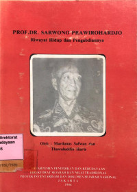 PROF.DR. Sarwono Prawirohardjo