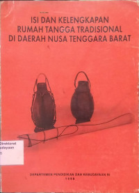 Image of Isi Dan Kelengkapan Rumah Tangga Tradisional Di Daerah Nusa Tenggara Barat
