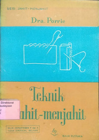 Image of Teknik Jahit-Menjahit