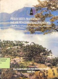 Image of Peran Serta Masyarakat Dalam Pengembangan Pariwisata (Studi Kasus di Kawasan Objek Wisata Danau Maninjau)