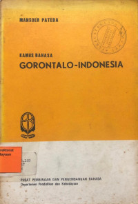 Image of Kamus Bahasa Gorontalo-Indonesia