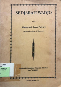 Seadjarah Wadjo