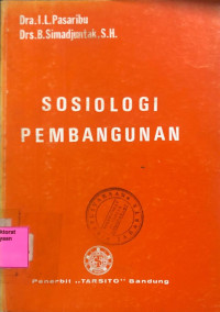Image of Sosiologi Pembangunan