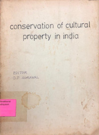 Image of Conservation of Cultural Property in India