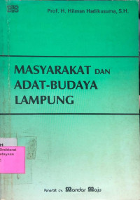 Masyarakat dan Adat-Budaya Lampung